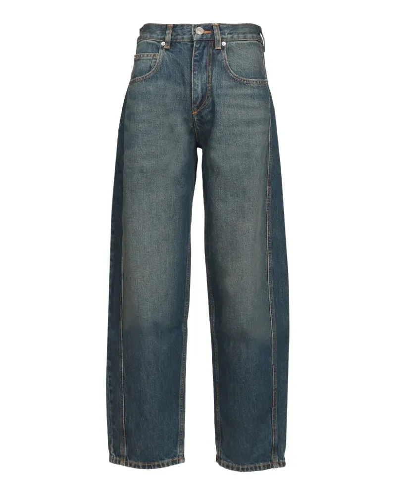 Isabel Marant Oriane-GZ Jeans mit Einsätzen - Blau Blau