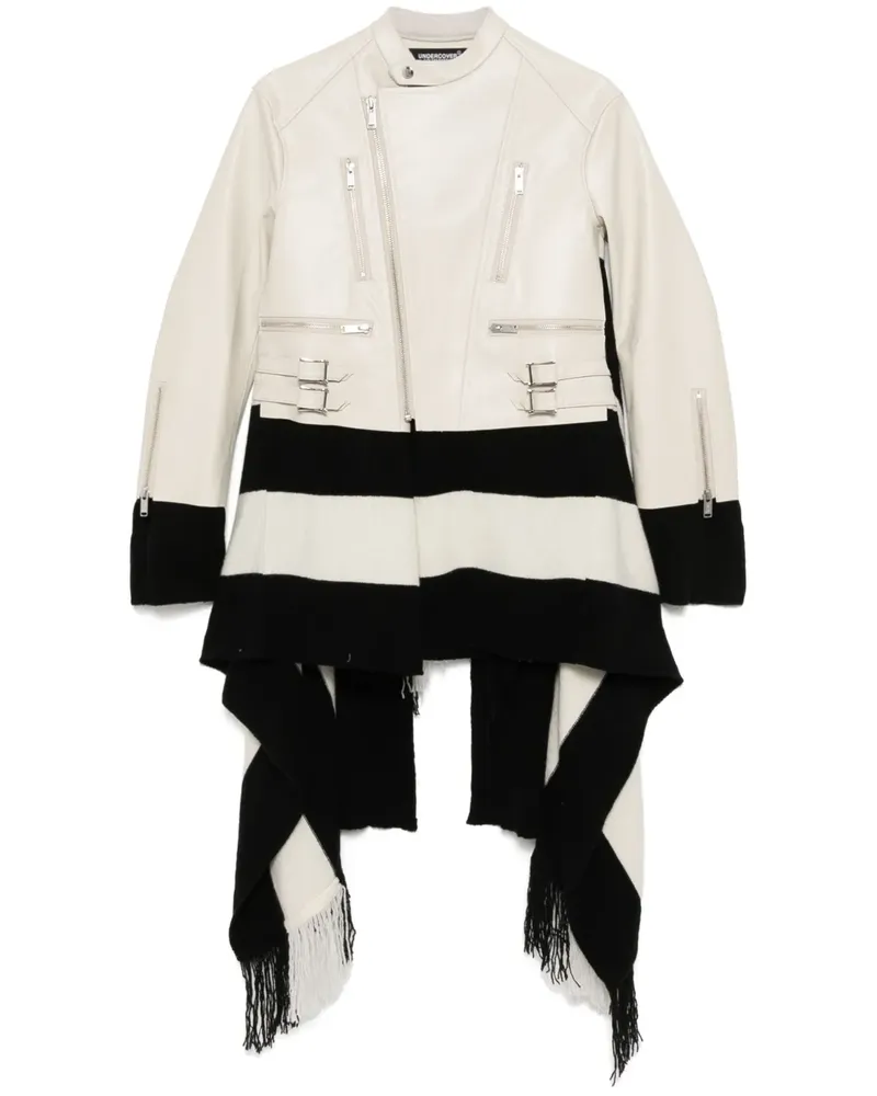 Undercover Bikerjacke im Layering-Look - Nude Nude