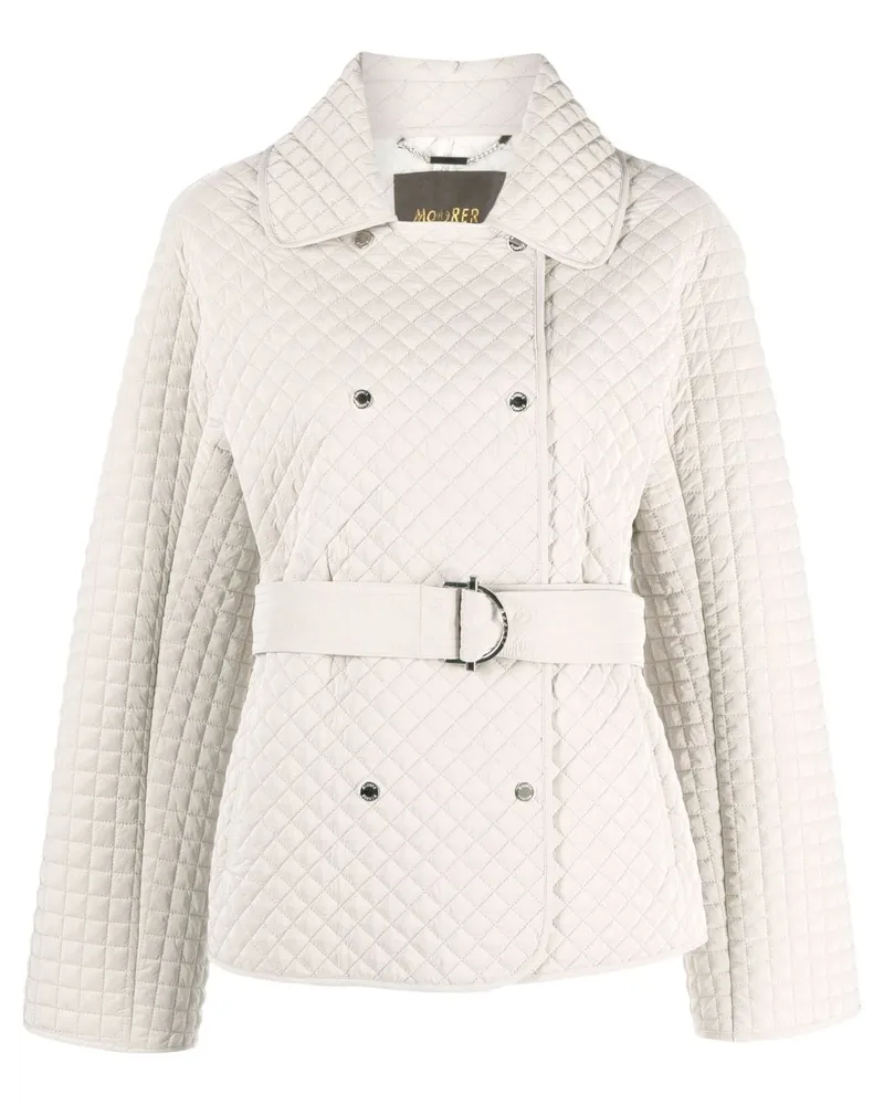 MOORER Gesteppte Jacke - Grau Grau