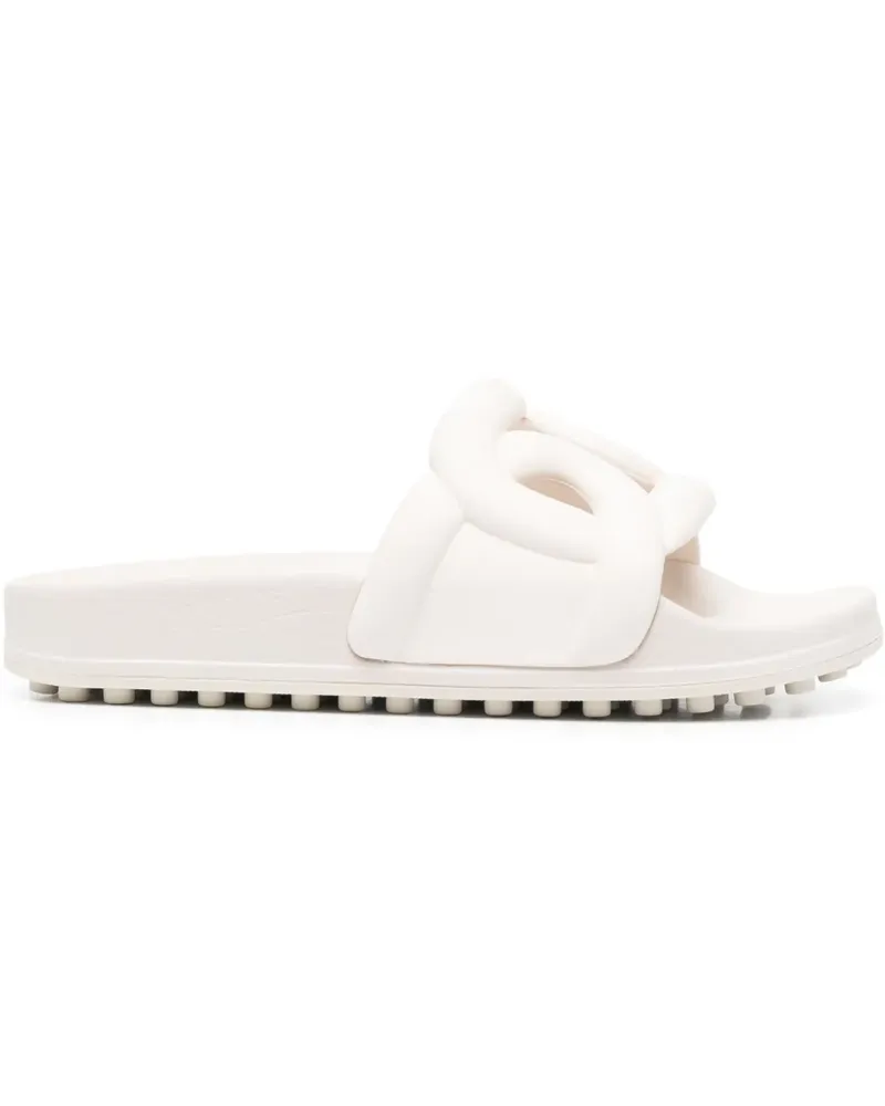 TOD'S Pantoletten mit Cut-Outs - Nude Nude