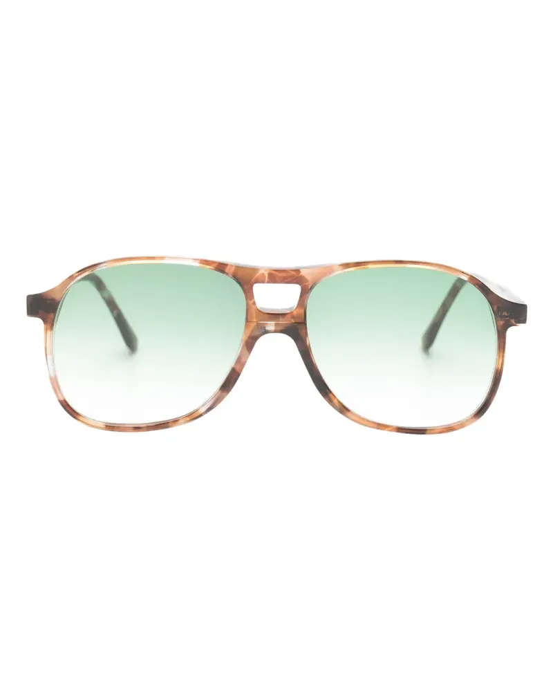 Lesca Rock Pilotenbrille - Braun Braun