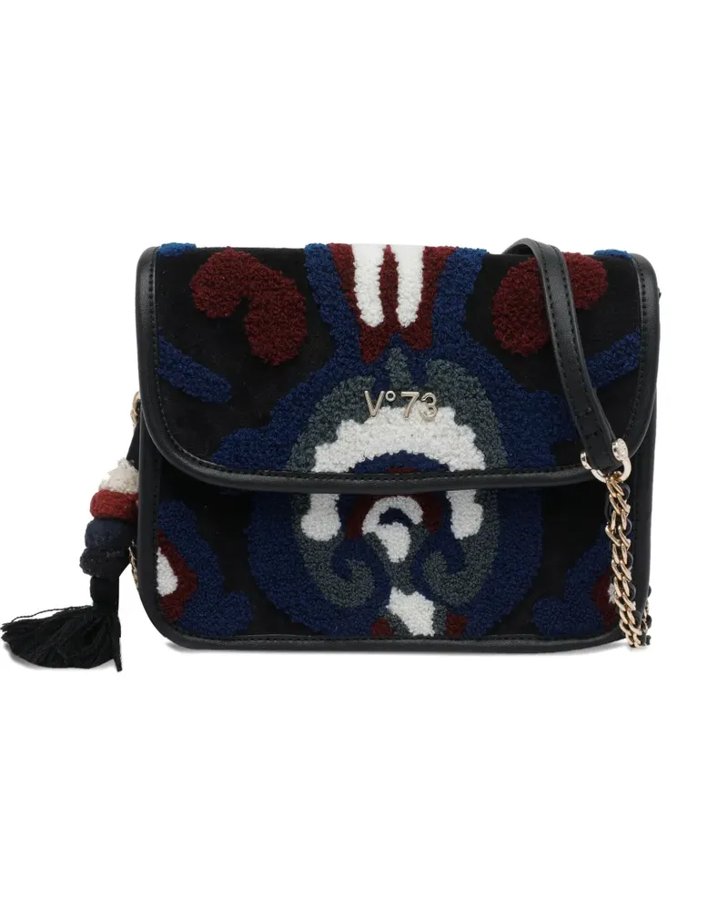 V°73 Melia push-lock cross body bag - Schwarz Schwarz