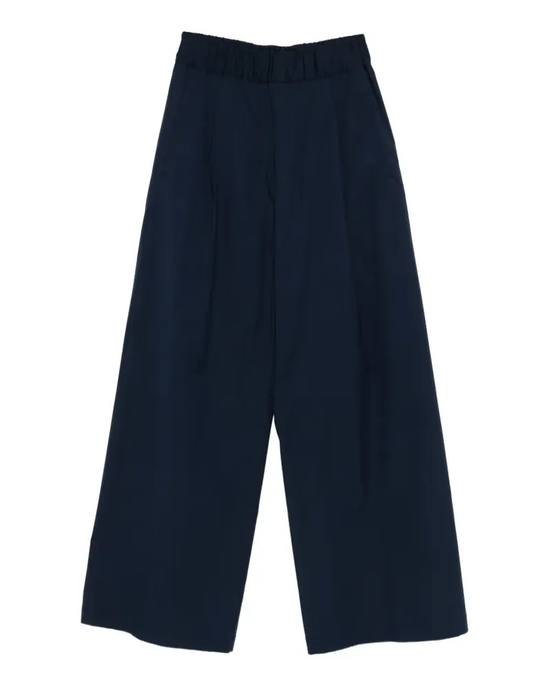 Semicouture Palazzohose mit Seitentasche - Blau Blau