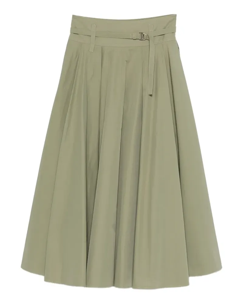 Maje Midirock mit Gürtel - Grün Grün