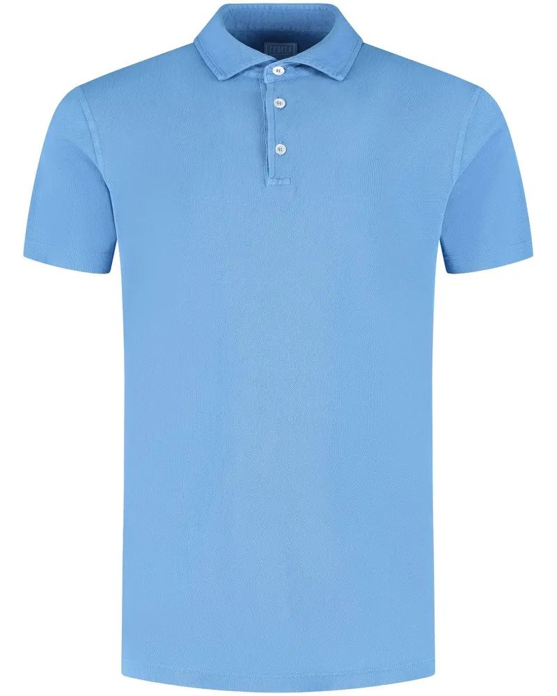 Fedeli Klassisches Poloshirt - Blau Blau