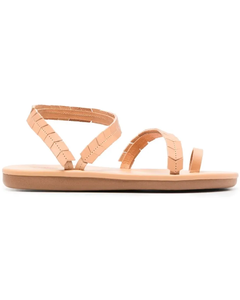 Ancient Greek Sandals Aspida Sandalen aus Leder - Braun Braun