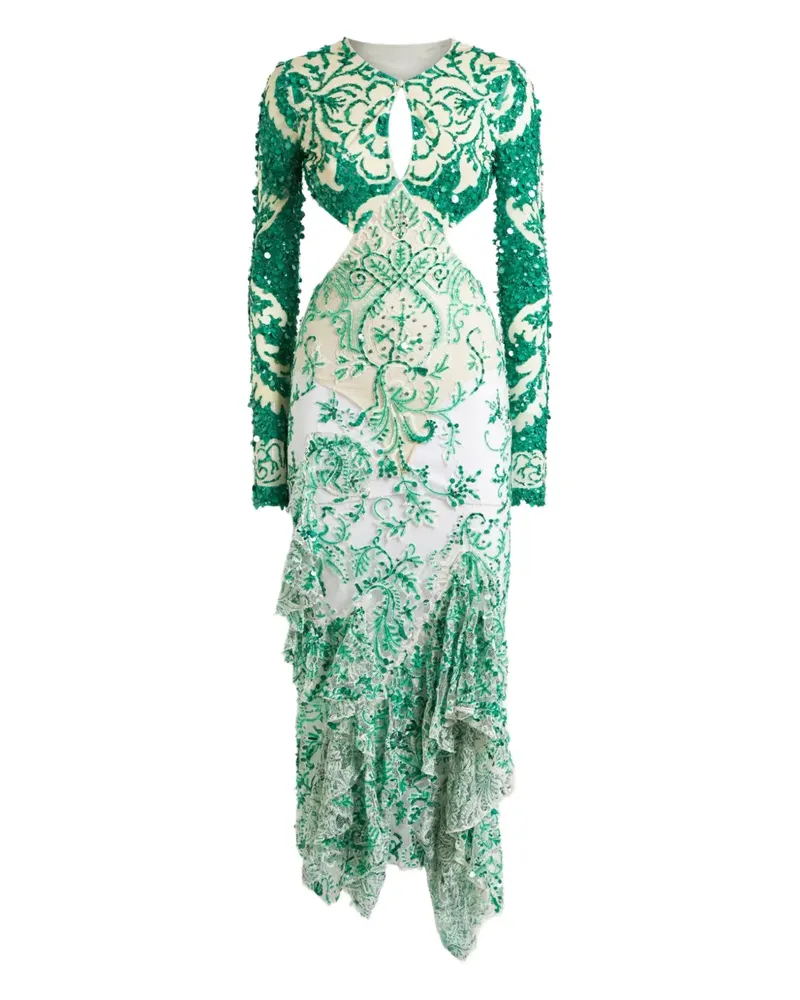 Etro Kleid mit Pailletten - Grün Grün