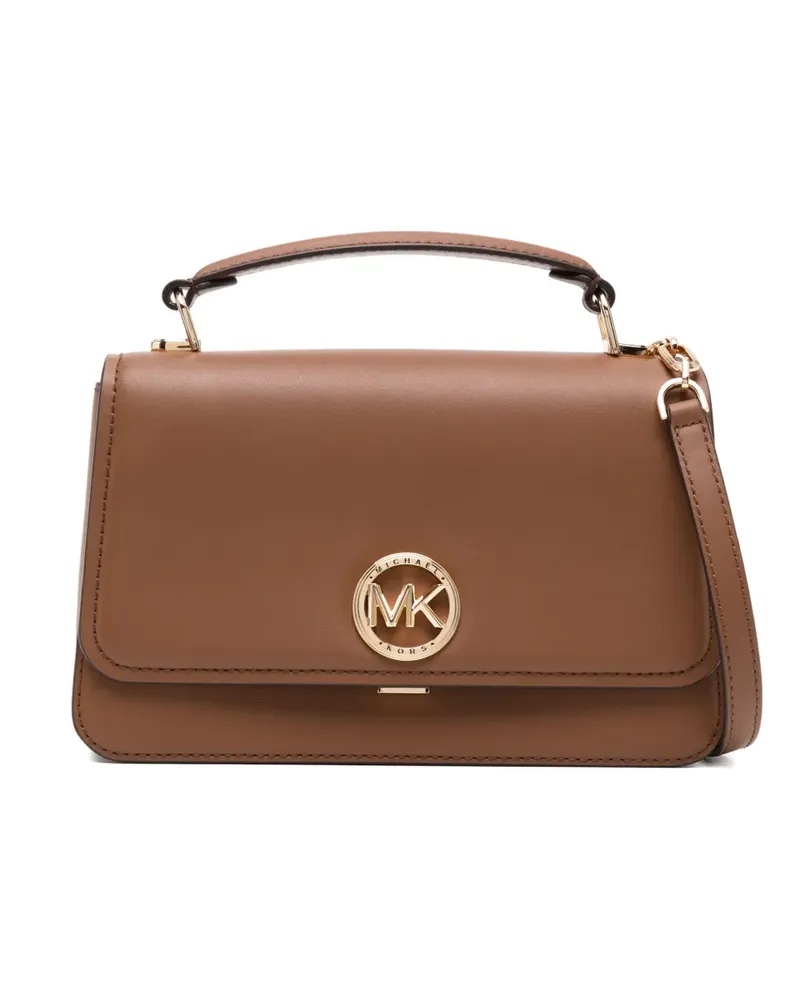 Michael Kors Mittelgroße Delancey Umhängetasche - Braun Braun