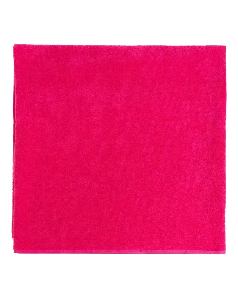 EA7 Badetuch mit Logo - Rosa Rosa