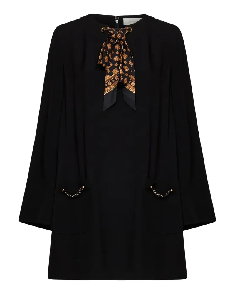 Zimmermann lavallière chain-detail dress - Schwarz Schwarz