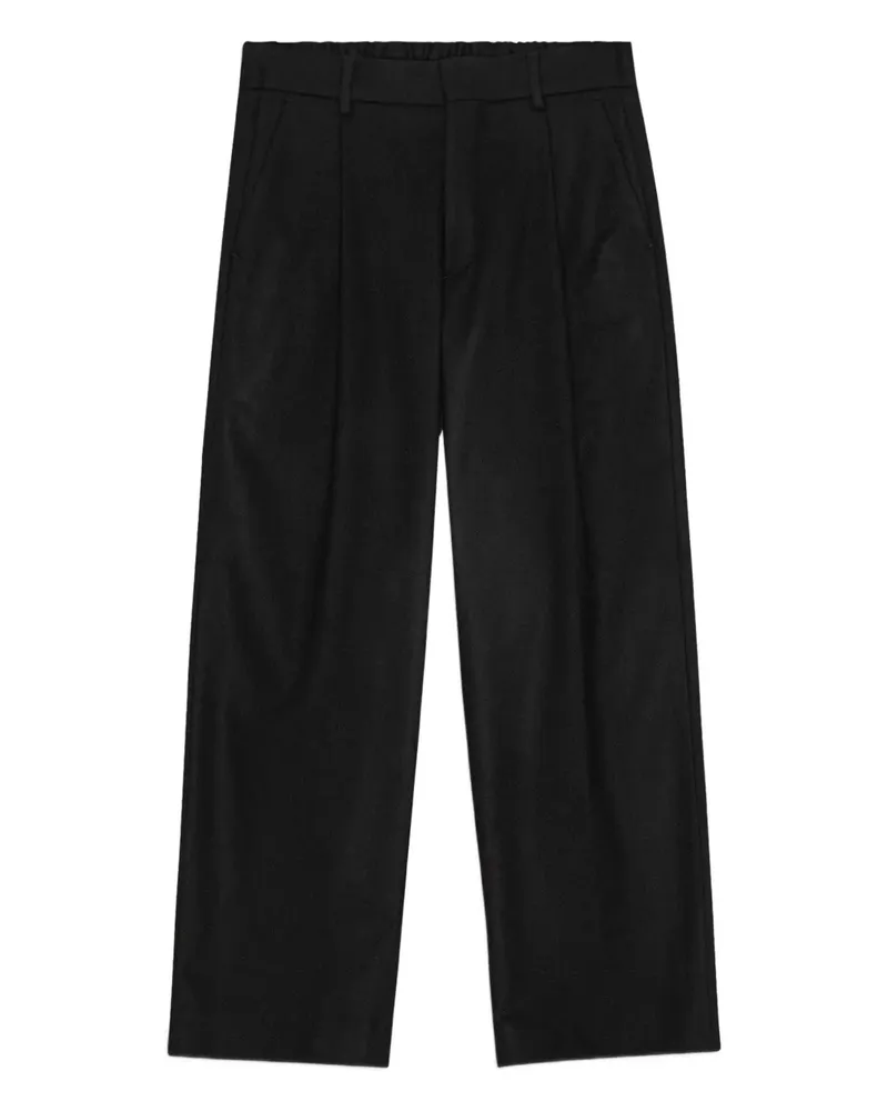 NN 07 Plissierte Hose - Schwarz Schwarz