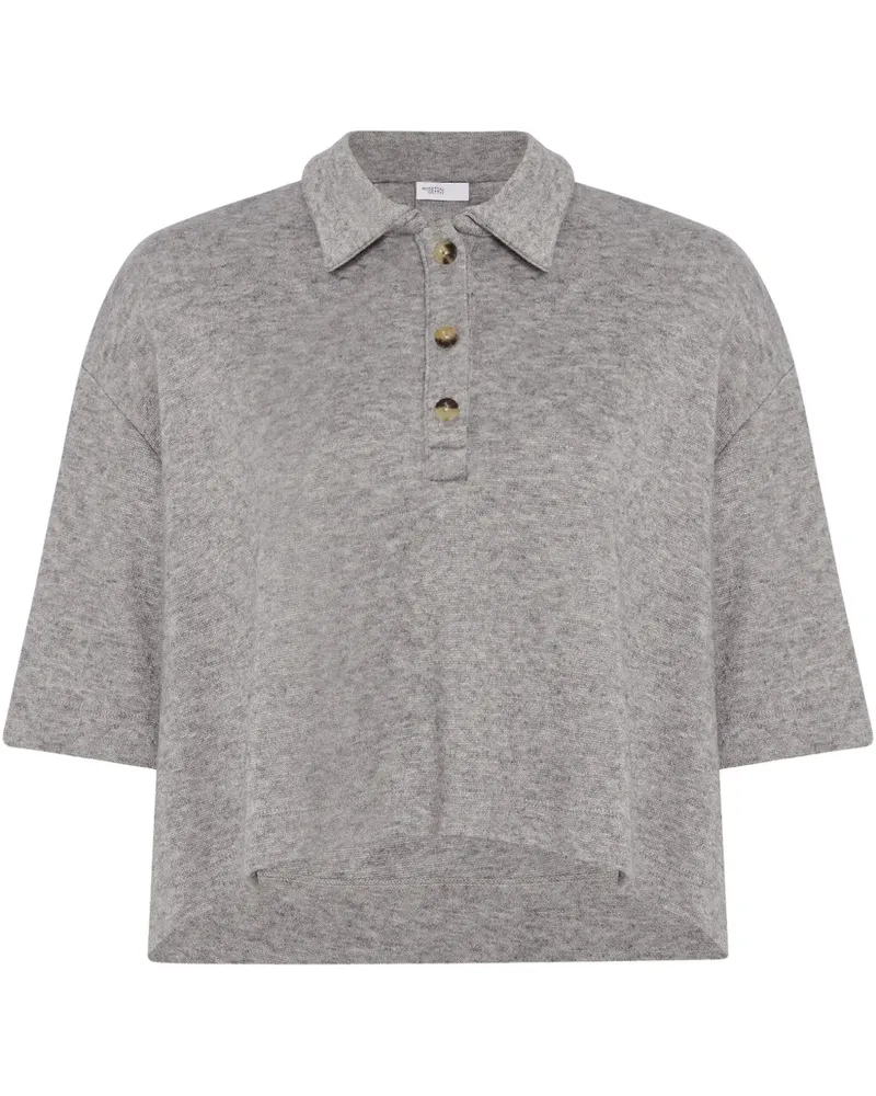 Rosetta Getty Poloshirt mit Knopfverschluss - Grau Grau