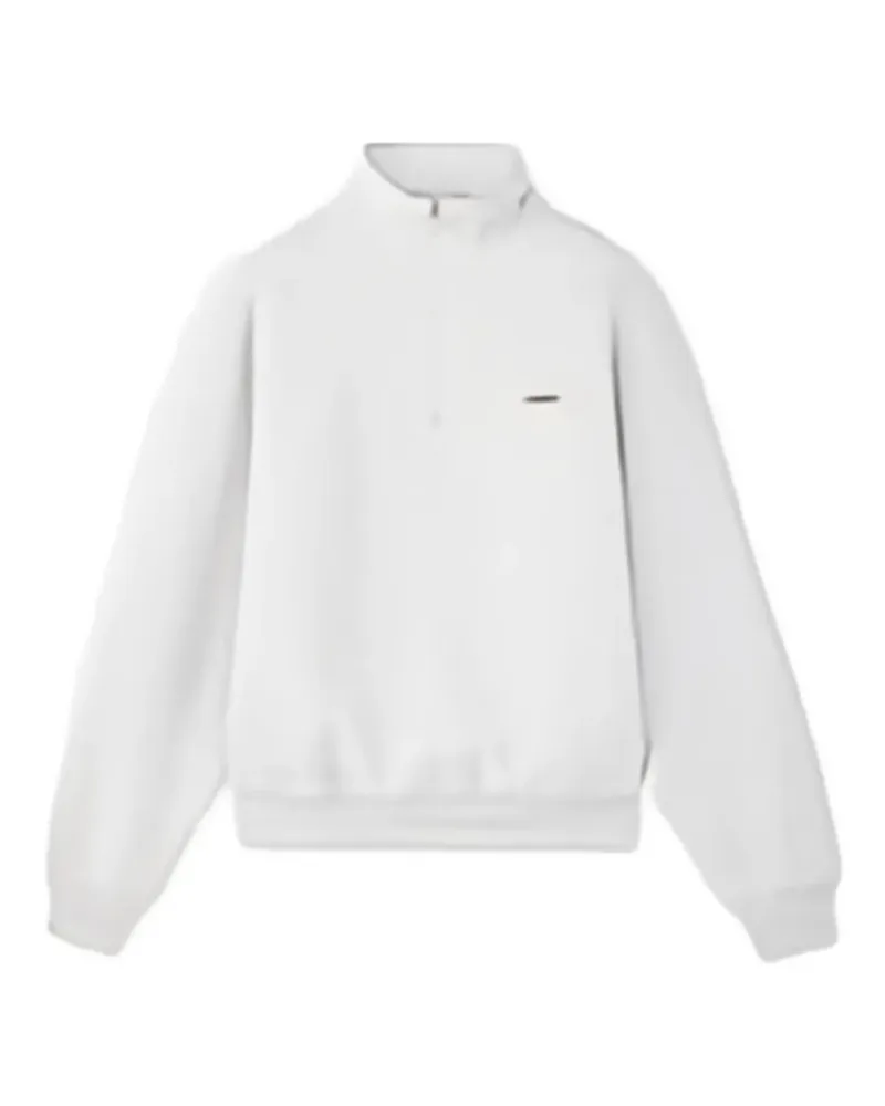 Jacquemus Gros Grain zip-up cotton sweatshirt - Grau Grau