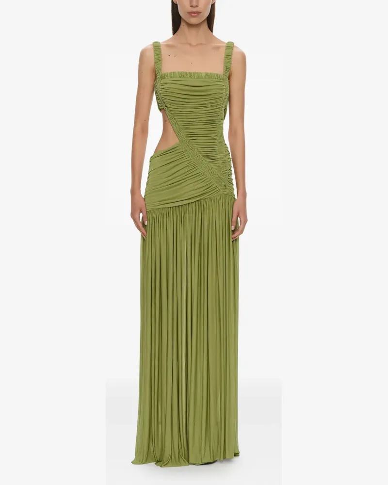 Christopher Esber Orion Separation Abendkleid mit Cut-Out - Grün Grün