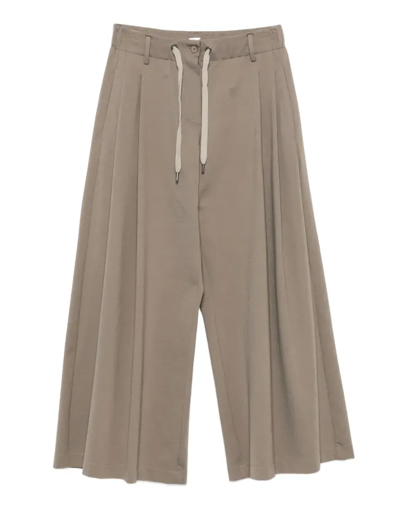 Brunello Cucinelli Bundfaltenhose mit Kordelzug - Nude Nude