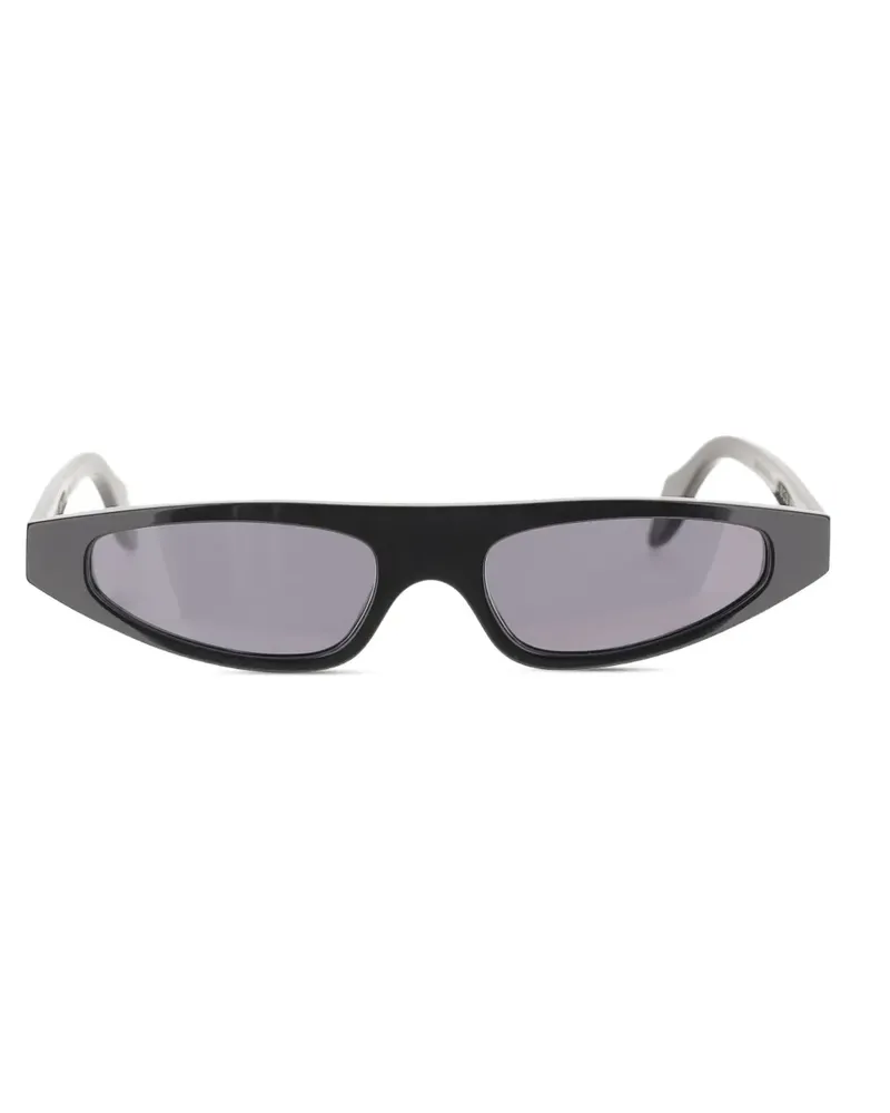 Pinko Sonnenbrille mit Logo-Print - Schwarz Schwarz