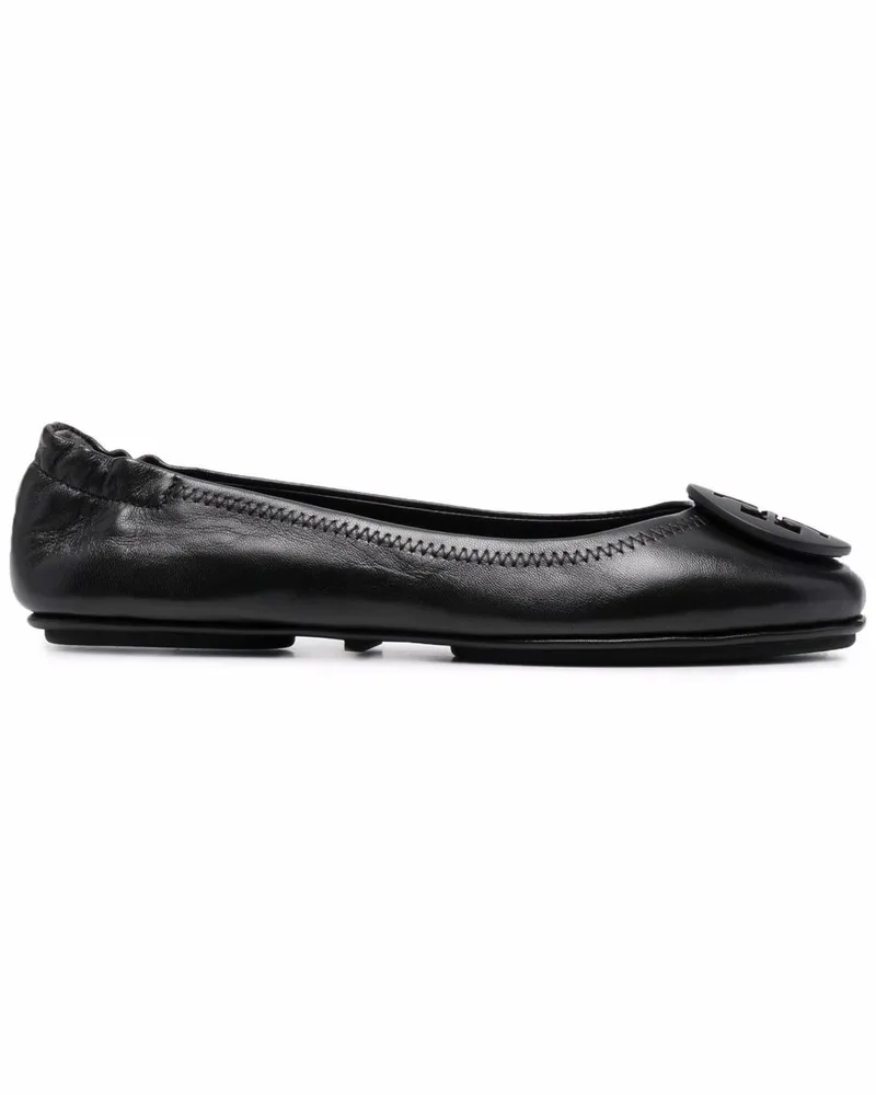 Tory Burch Minnie Travel Ballerinas - Schwarz Schwarz