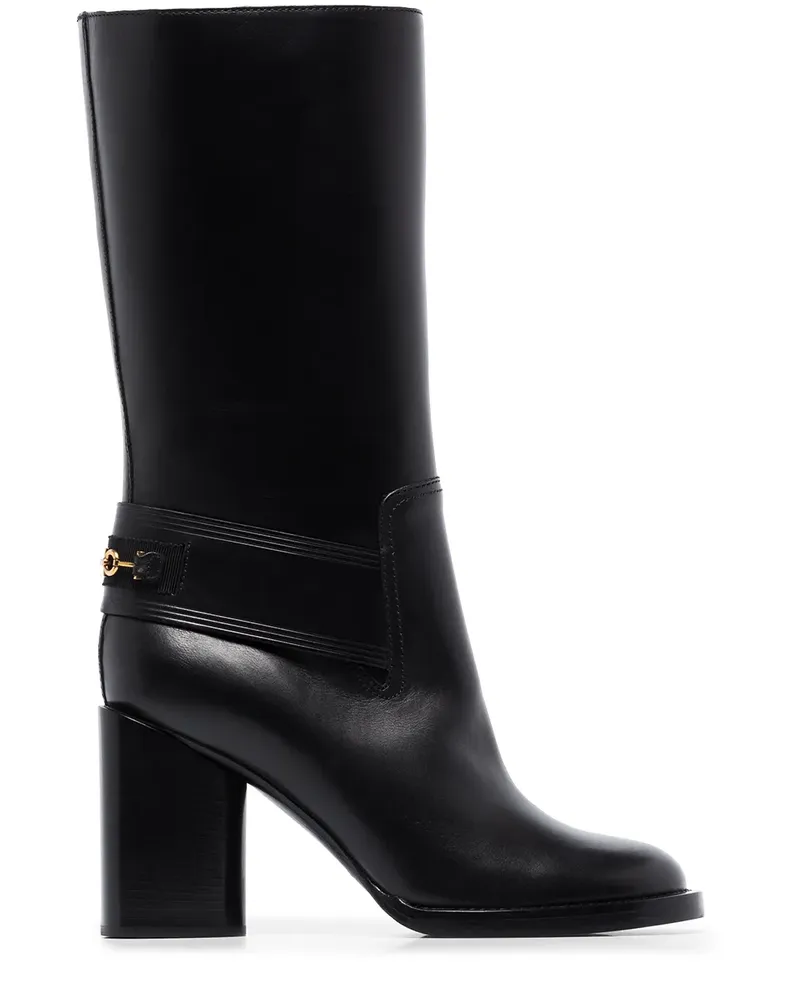Ferragamo Stiefel 85mm - Schwarz Schwarz