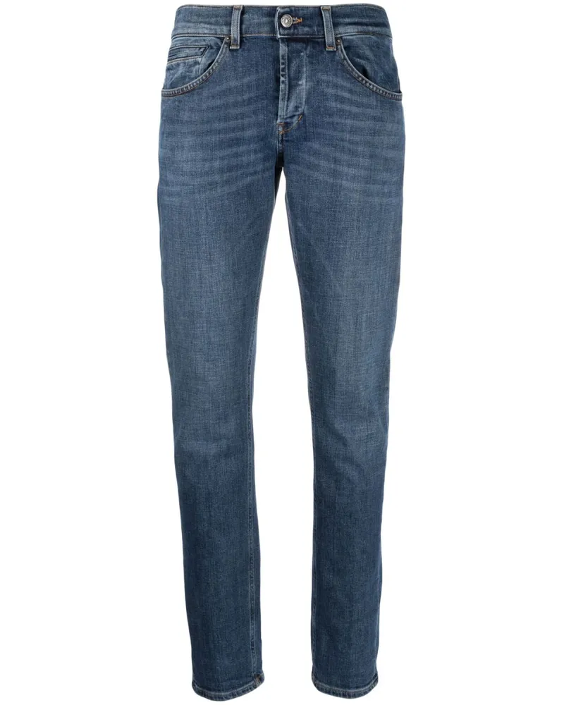 Dondup Tief sitzende Slim-Fit-Jeans - Blau Blau