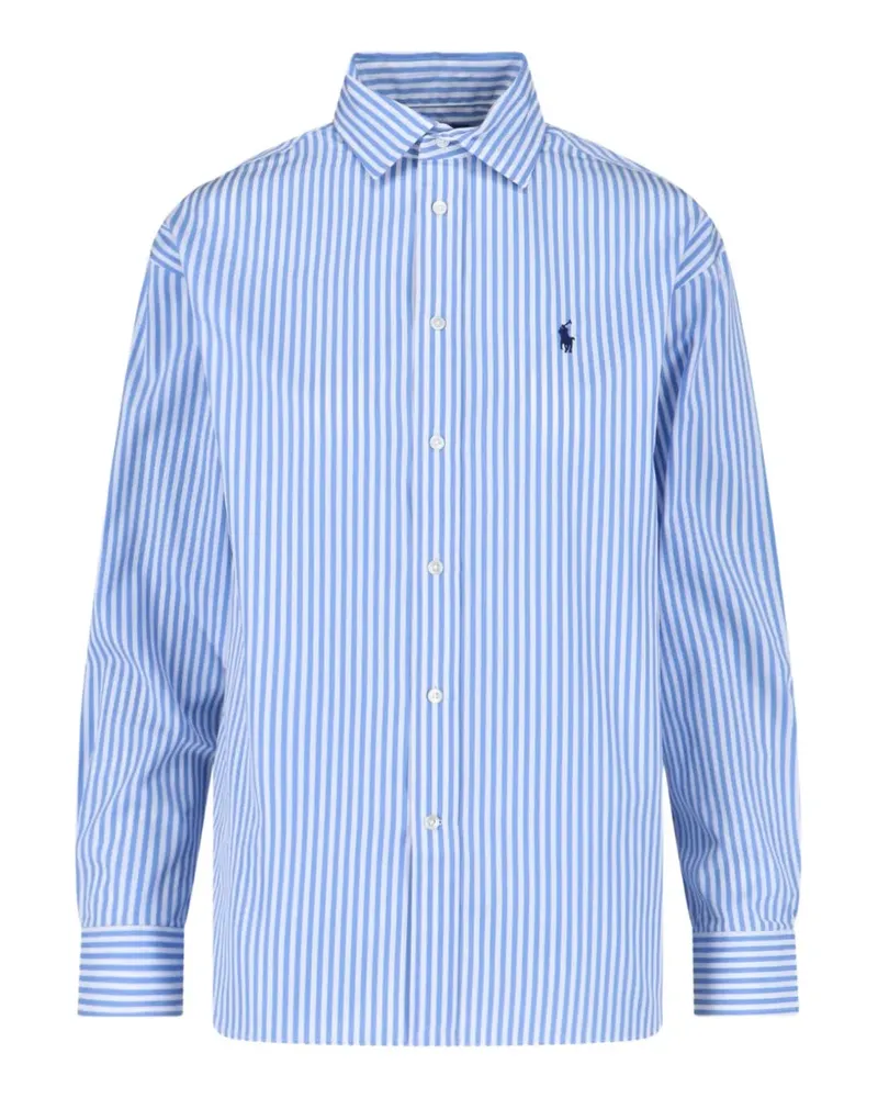 Ralph Lauren relaxed fit striped cotton shirt - Weiß Weiß