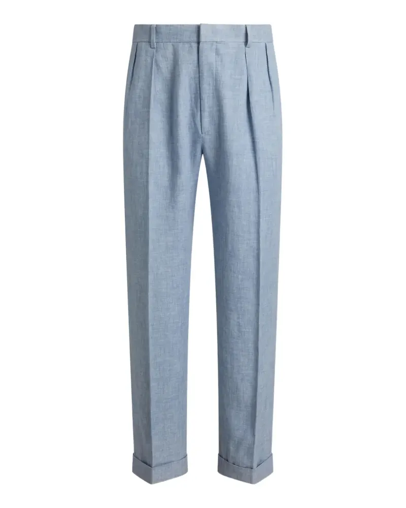 Ralph Lauren double-pleated trousers - Blau Blau
