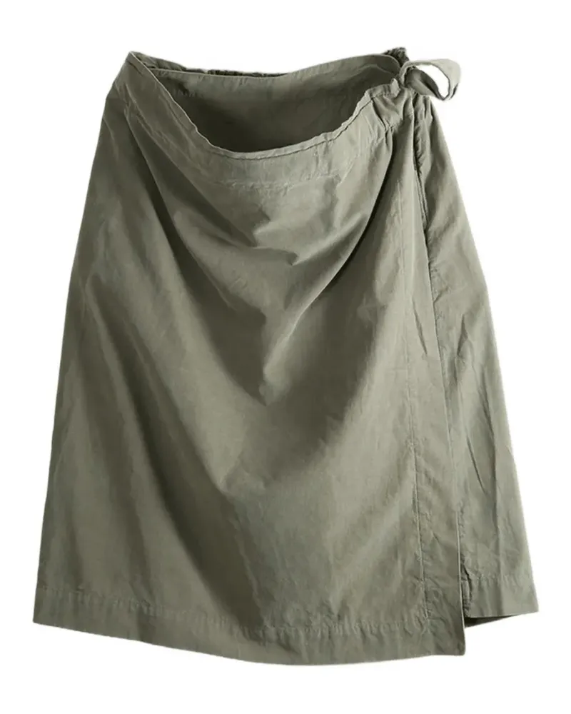 Casey Casey wrap-style gathered midi skirt - Grün Grün