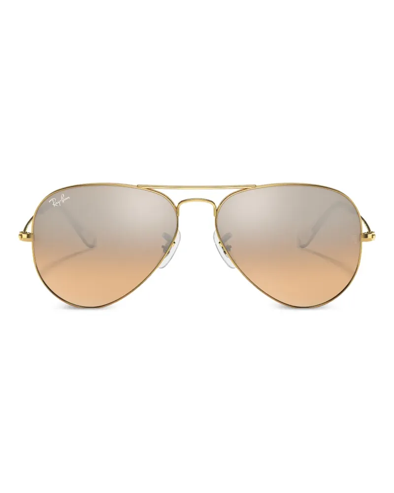 Ray Ban pilot-frame sunglasses - Gold Gold