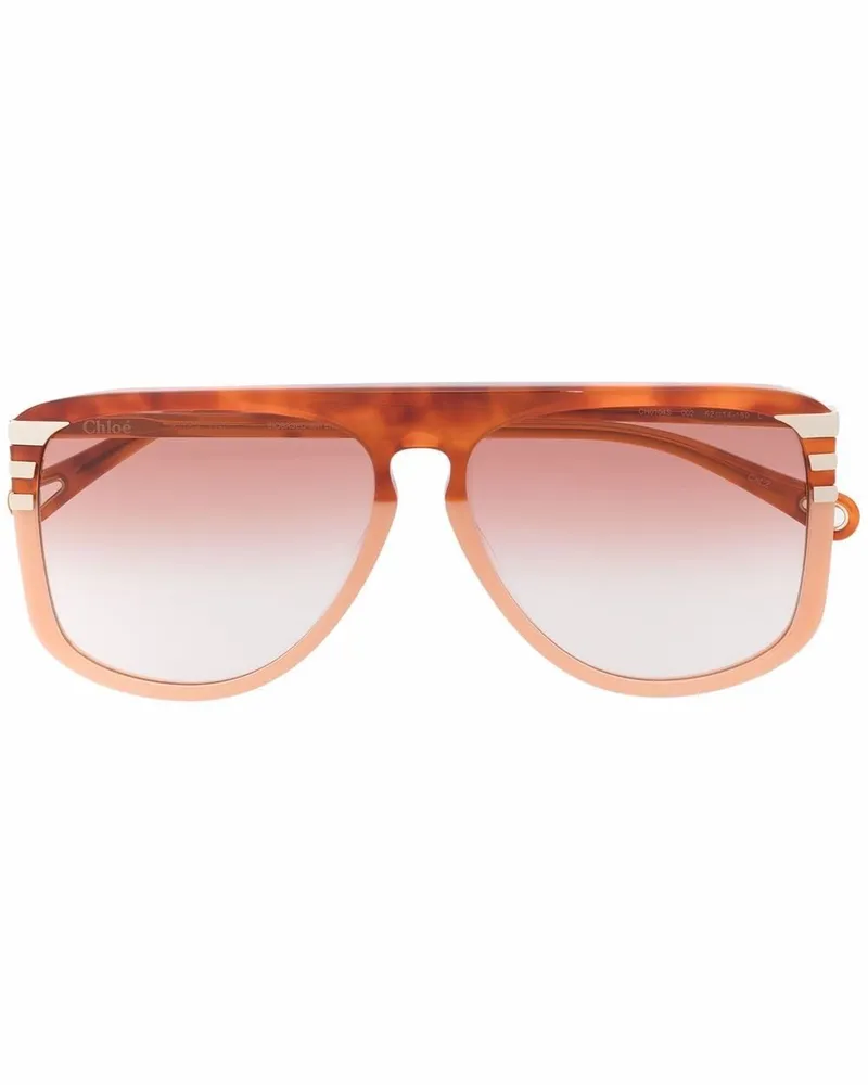 Chloé West Sonnenbrille Braun