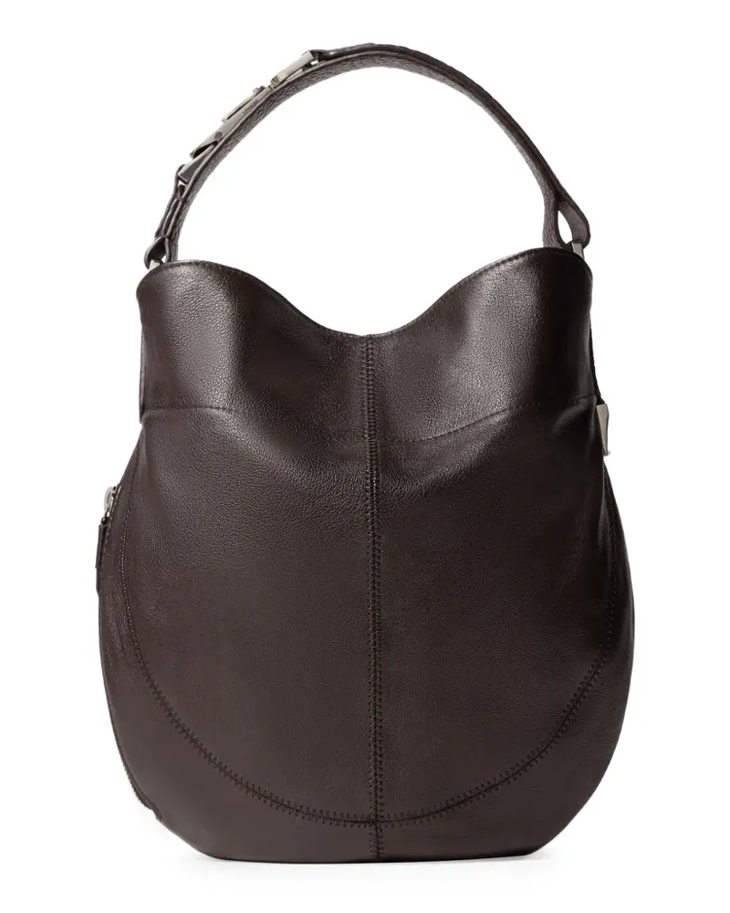 Christophe Lemaire Schultertasche mit Magnetverschluss - Braun Braun