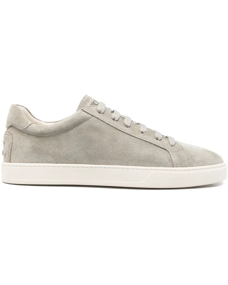TOD'S Allacciata Sneakers aus Wildleder - Grau Grau