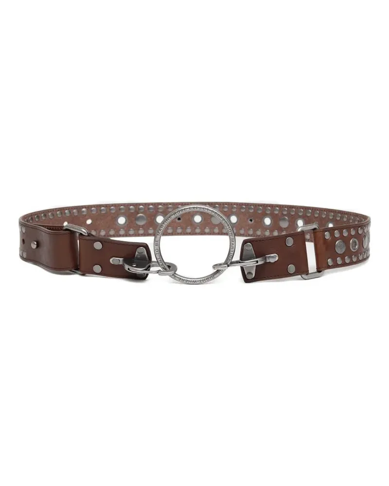 Martine Rose studded leather belt - Braun Braun