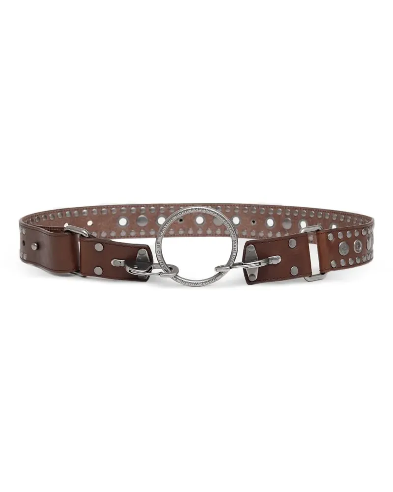 Martine Rose stud-embellished ring-detail belt - Braun Braun
