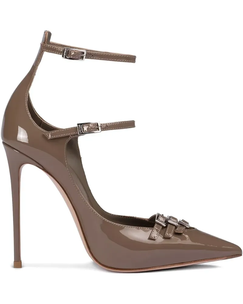 Le Silla Pumps mit spitzer Kappe 120mm - Braun Braun