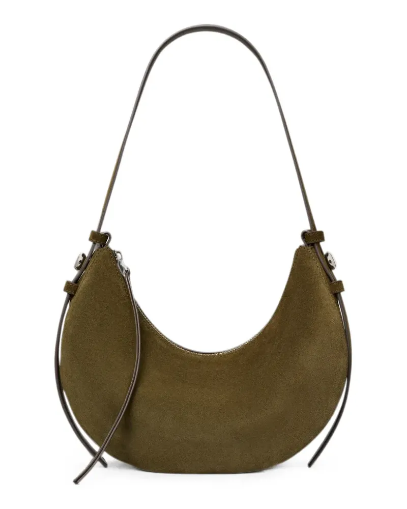 Tory Burch Romy suede half moon bag - Grün Grün