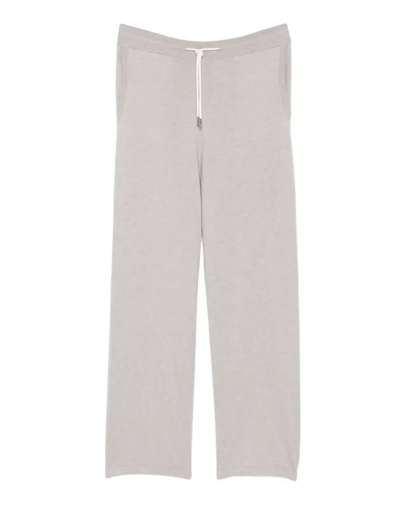 N.Peal Gestrickte Jogginghose - Grau Grau