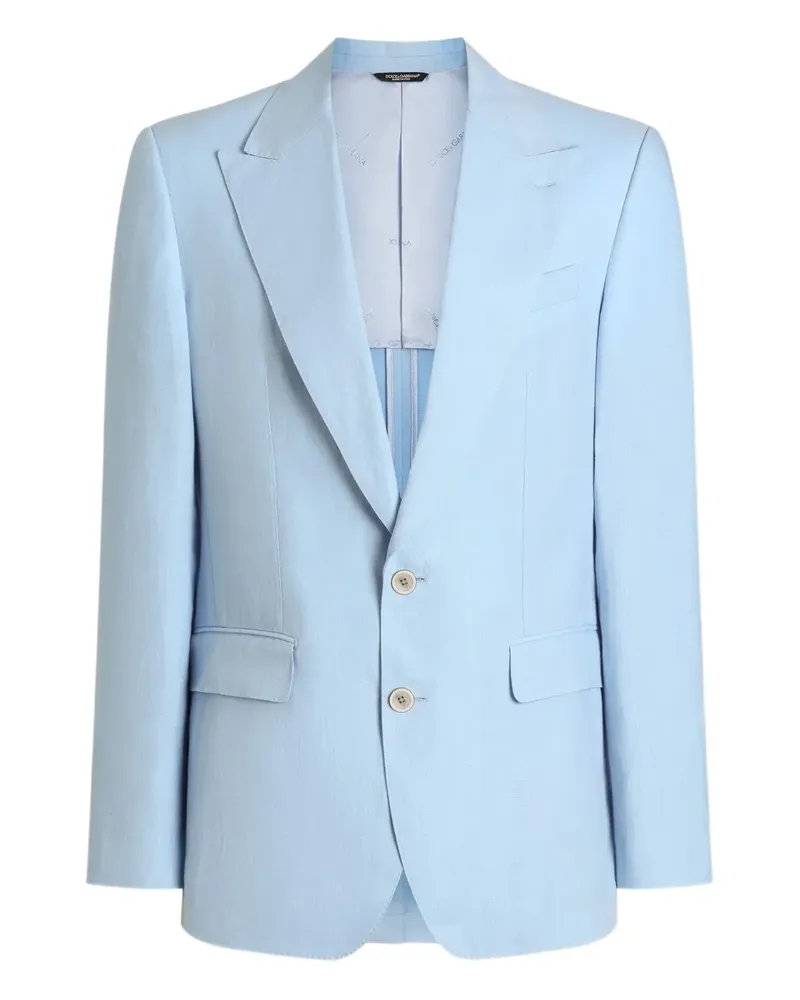 Dolce & Gabbana Einreihiges Sakko - Blau Blau