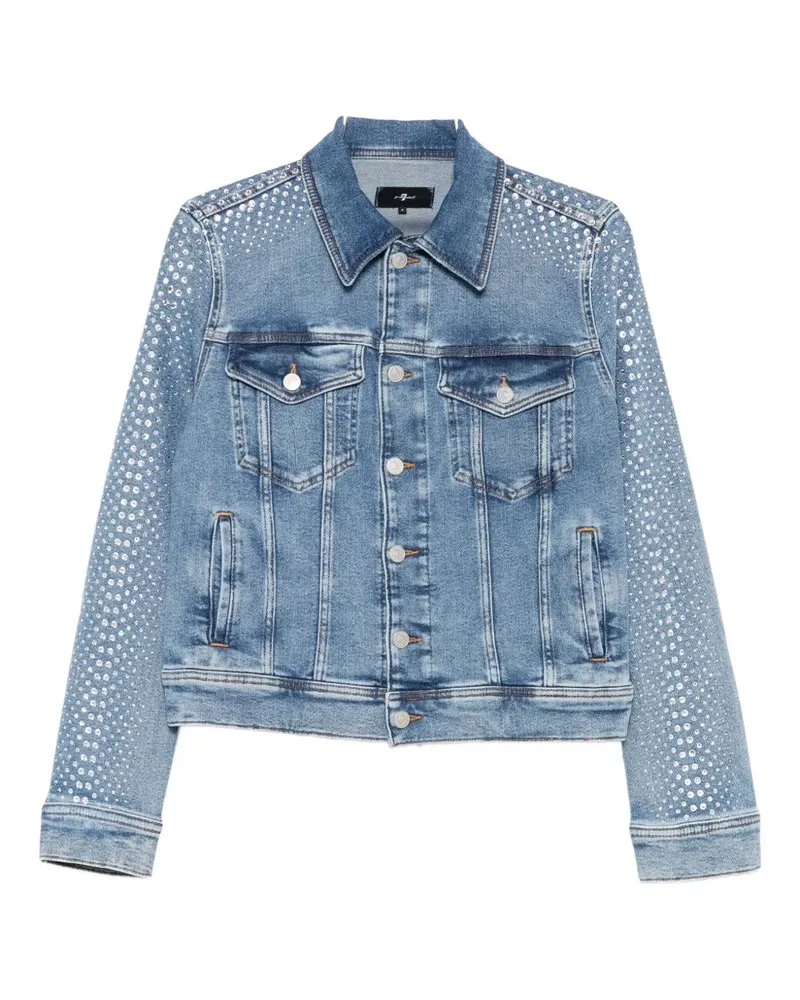 7 for all mankind denim jacket - Blau Blau