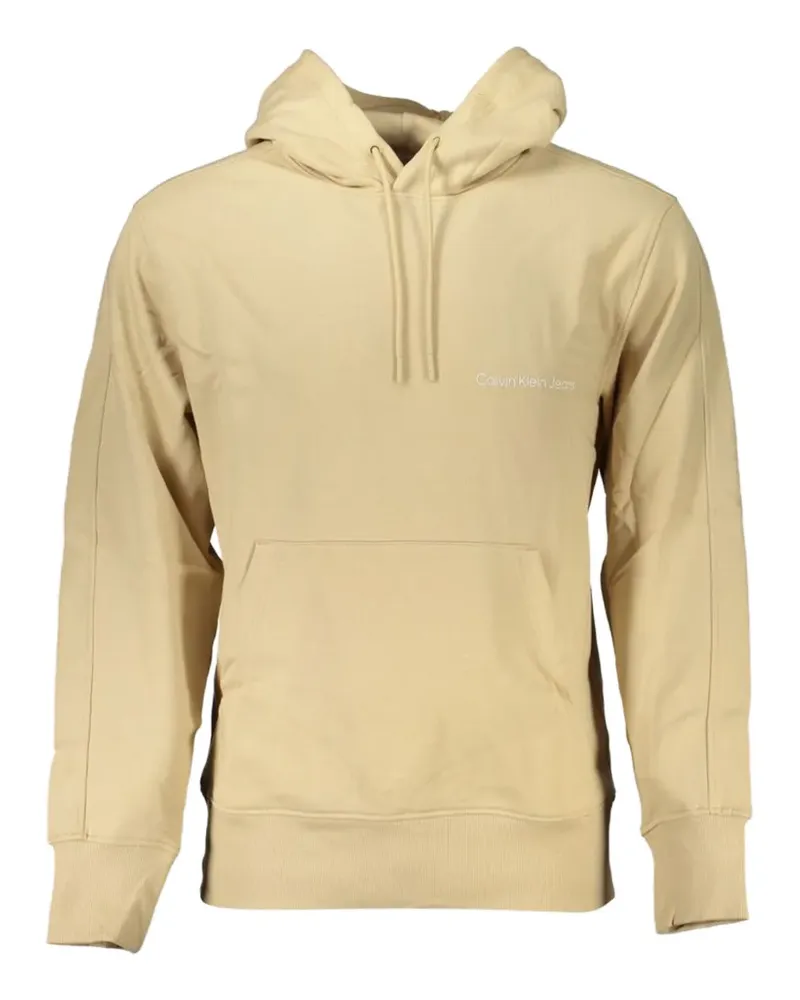 Calvin Klein brushed cotton hoodie - Nude Nude