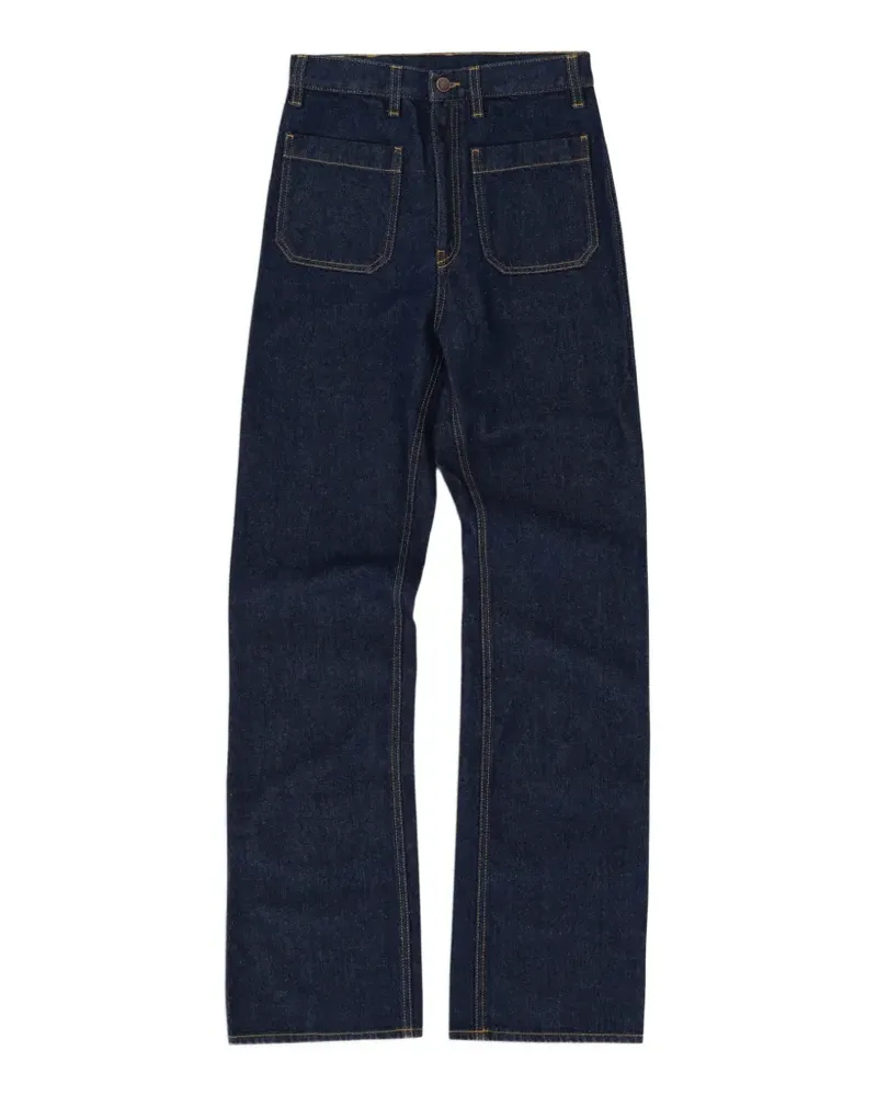 Fortela Jane belt-loop jeans - Blau Blau