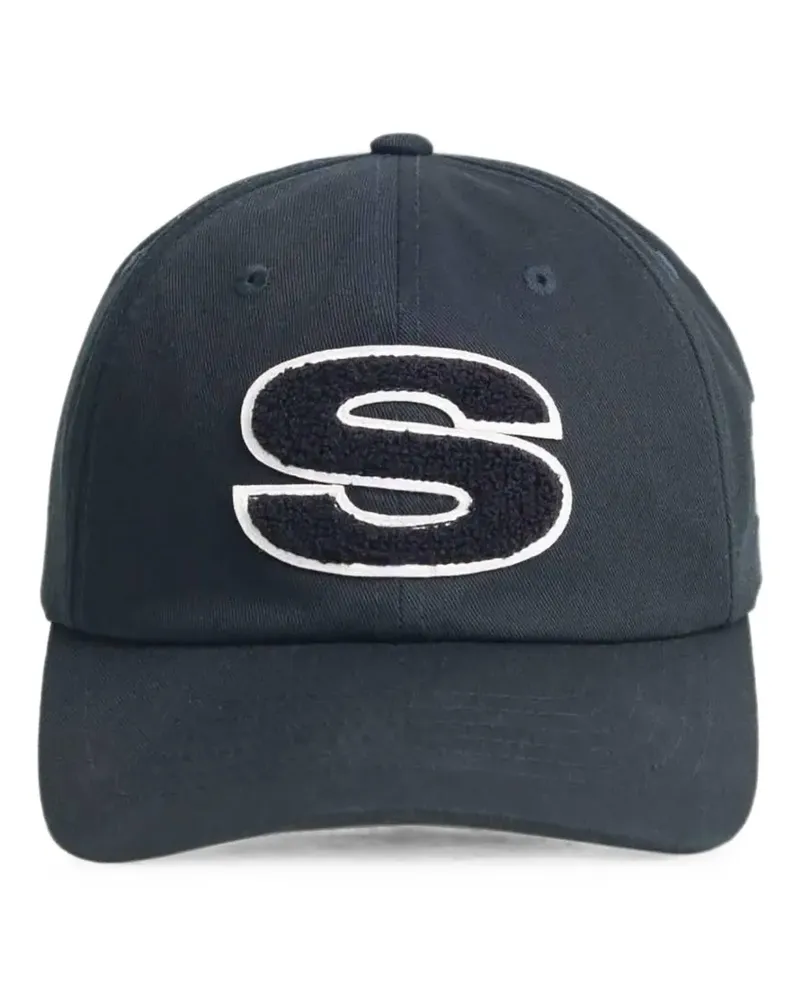 Stüssy Low Pro Chenille S Baseballkappe - Blau Blau