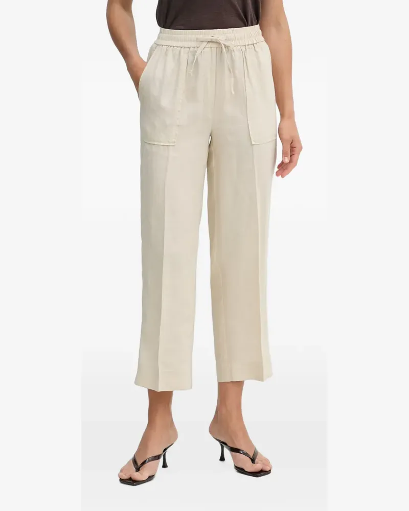 Benetton Gerade Hose mit Kordelzug - Nude Nude