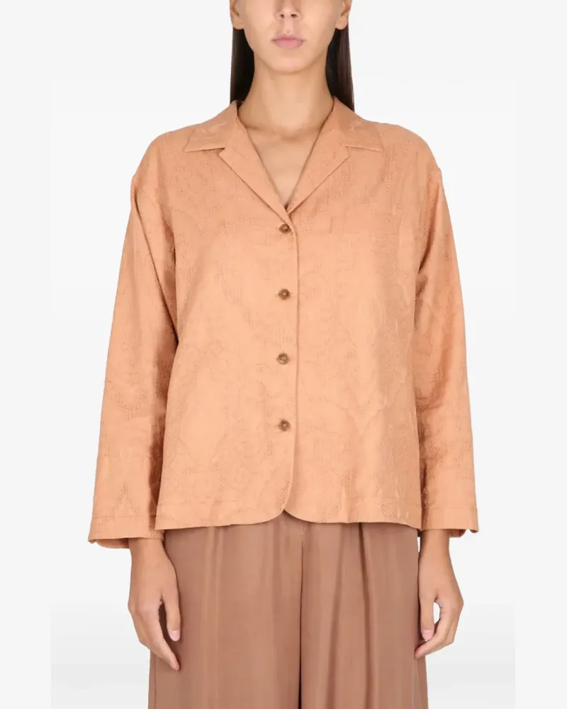 ALYSI Ajoure Jacke - Nude Nude