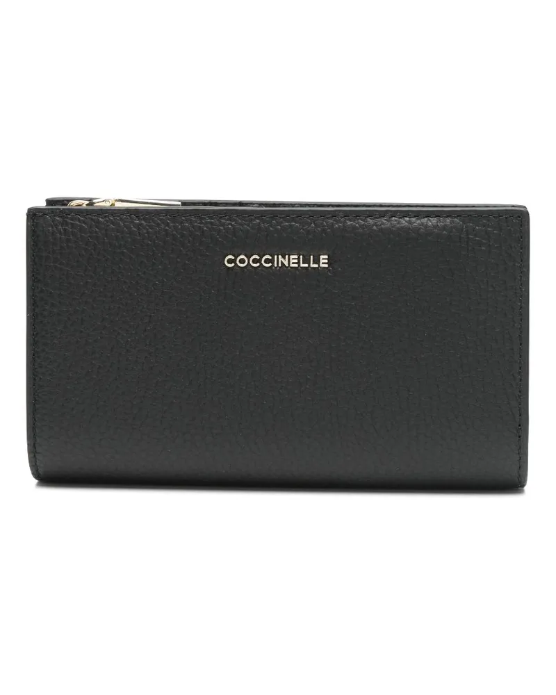 Coccinelle Klassisches Portemonnaie - Schwarz Schwarz