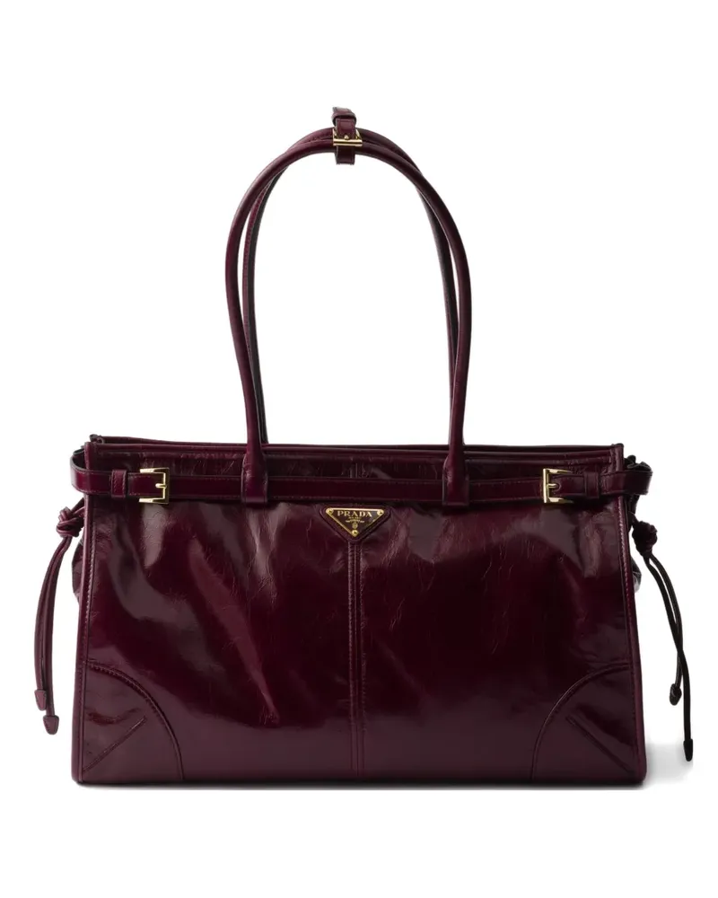 Prada Bonny Tote Bag aus Leder - Braun Braun