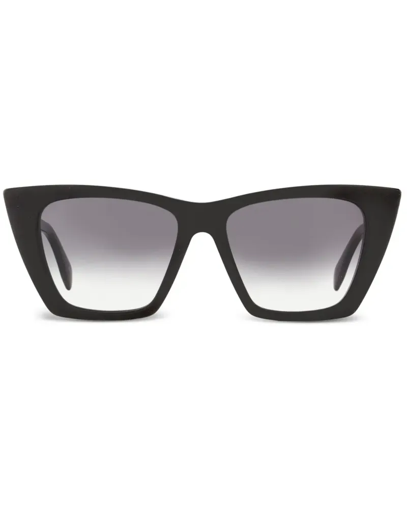 Alexander McQueen Cat-Eye-Sonnenbrille - Schwarz Schwarz