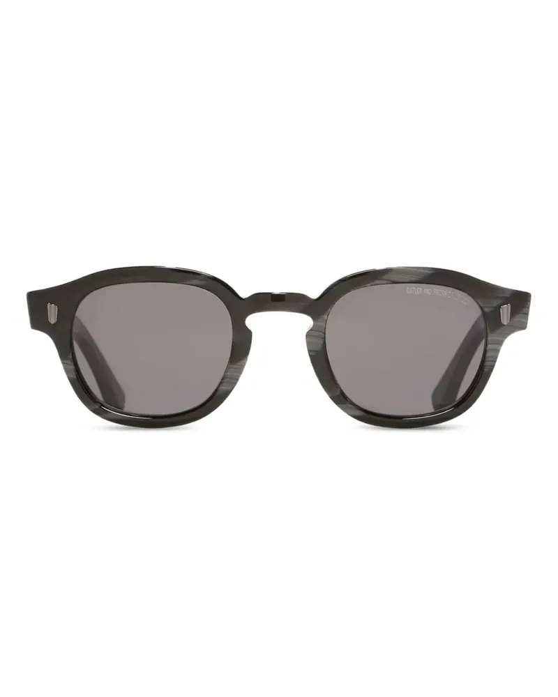 Cutler and Gross Sonnenbrille mit rundem Gestell - Grau Grau