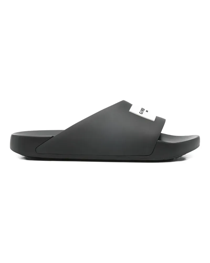 Givenchy logo-detail slides - Schwarz Schwarz