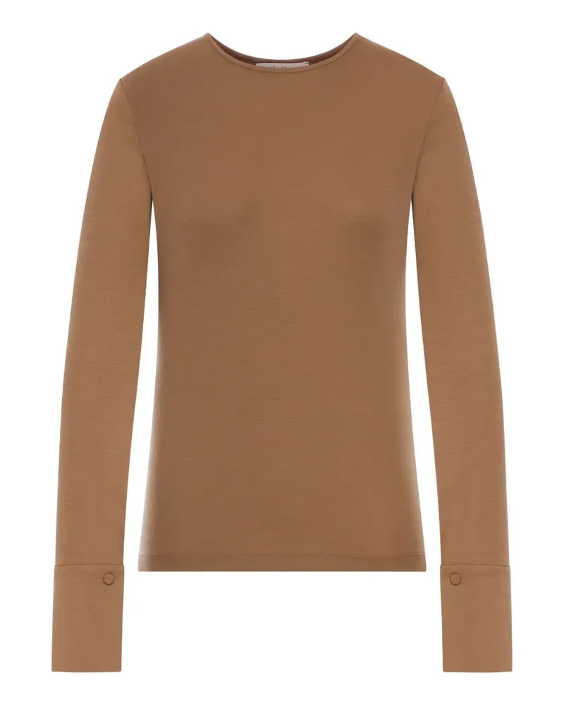 Max Mara button-detail sweater - Braun Braun