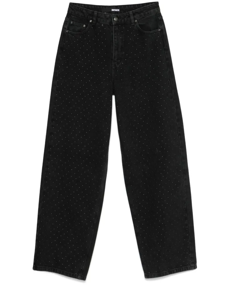 ROTATE Birger Christensen Jeans mit hohem Bund - Grau Grau