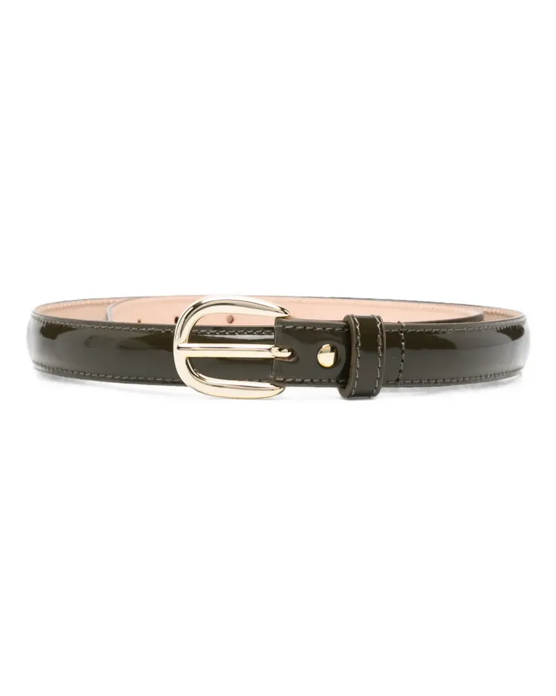 A.P.C. Gürtel mit Lacklederfinish - Grün Grün